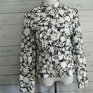JG Hook  black white jacket size 10           0196